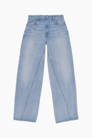 Jozey Rigid Denim - Light Blue Vintage - GANNI - Blå 28/32