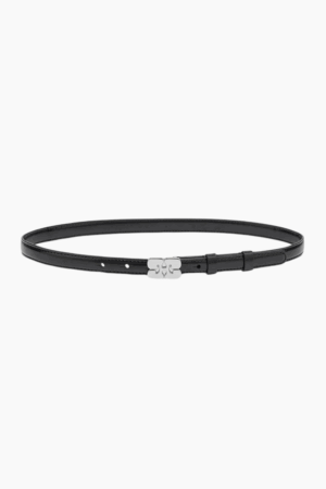 Kat Belt Small Patent A7112 - Black - GANNI - Sort XS/S