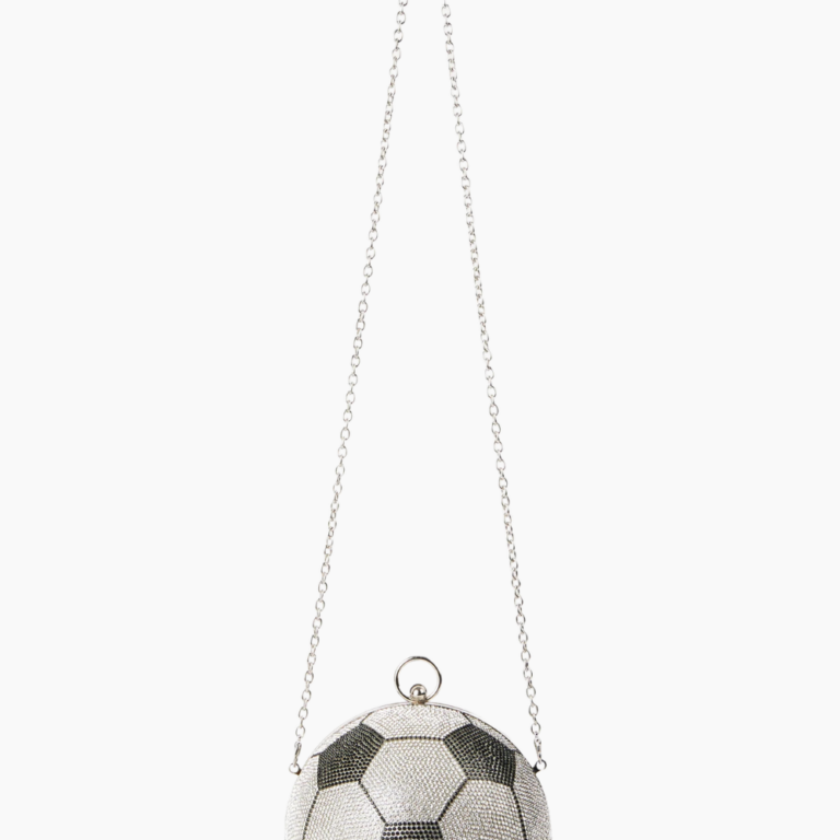 Kenza Bag - Jet Crystal Football - Baum und Pferdgarten - Sølv One Size