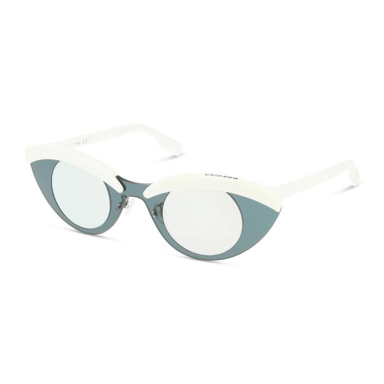 Kenzo KZ40035U Solbriller - Katteøjne Hvid Spejlede Linser