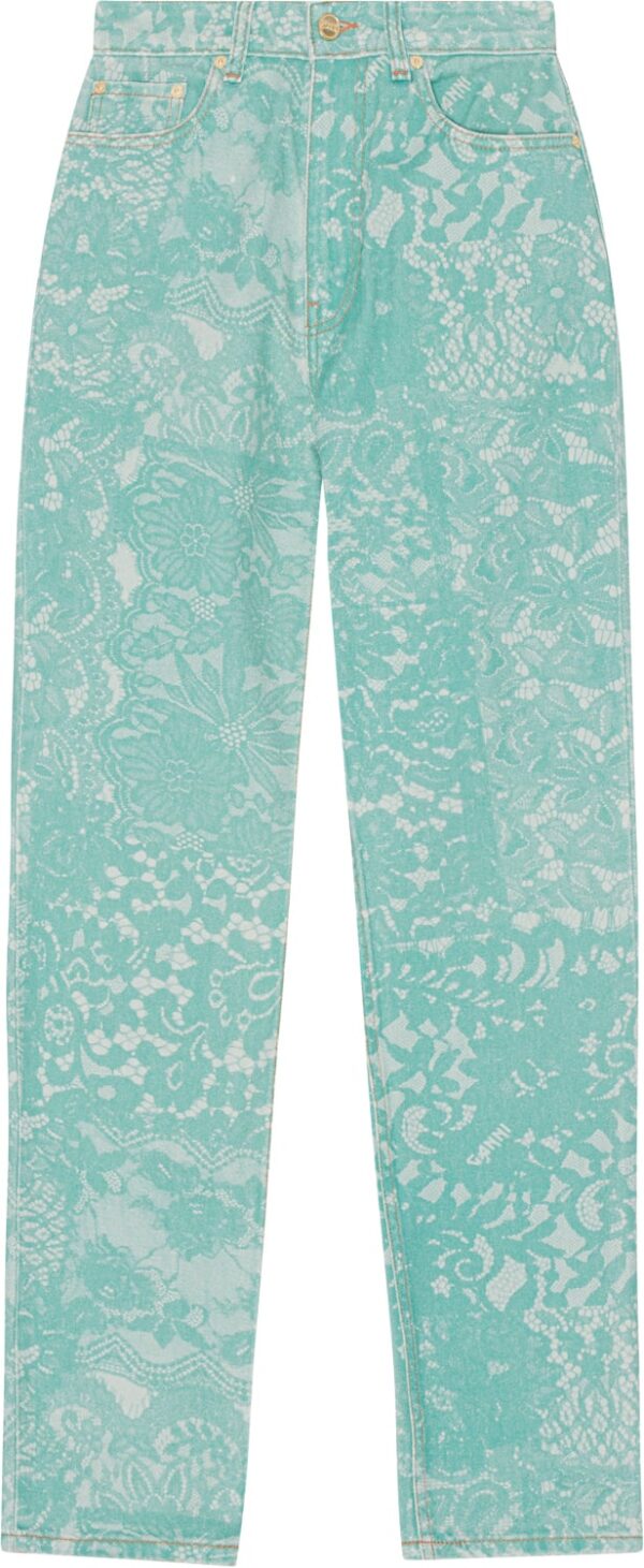 Lace Printed Swigy Jeans