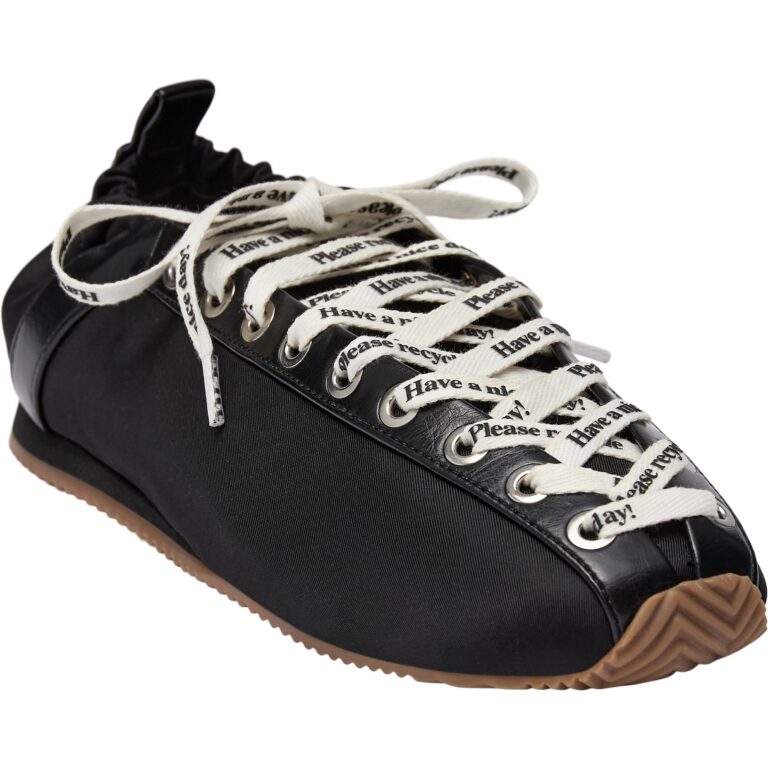 Lace Up Sporty Ballerina Nylon