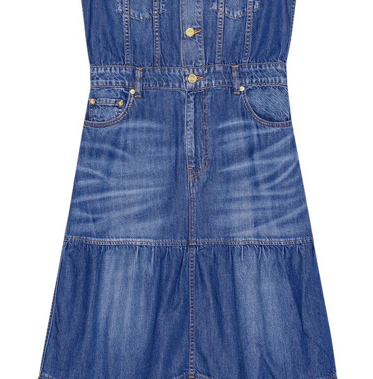 Light Denim Long Dress