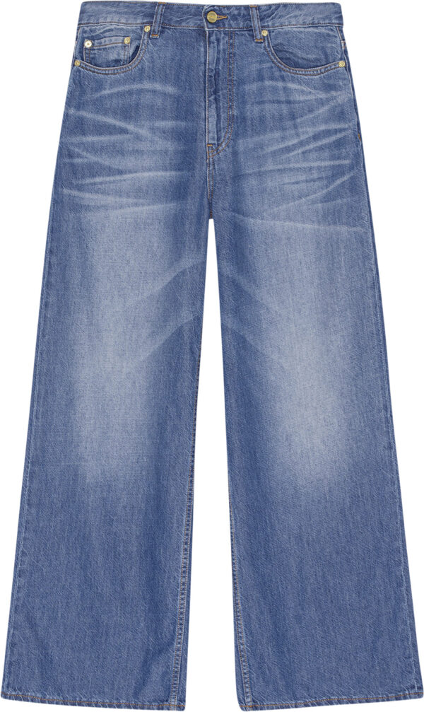 Light Denim Wide Jeans