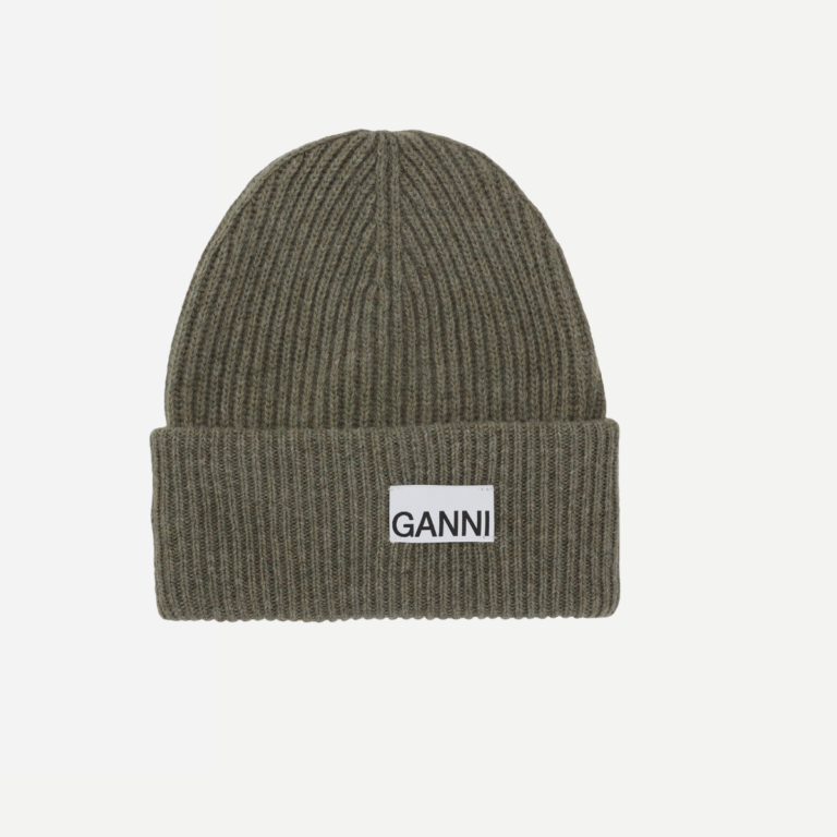 Light Structured Rib Knit Beanie - Kalamata