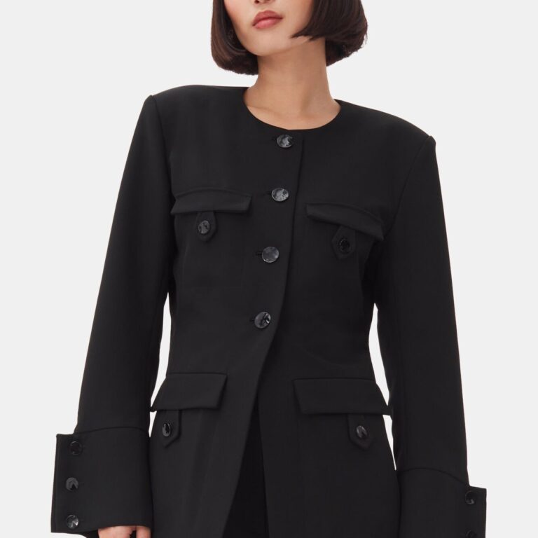 Light Twill Suiting Fitted Blazer