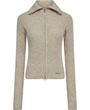 Line Zip Cardigan