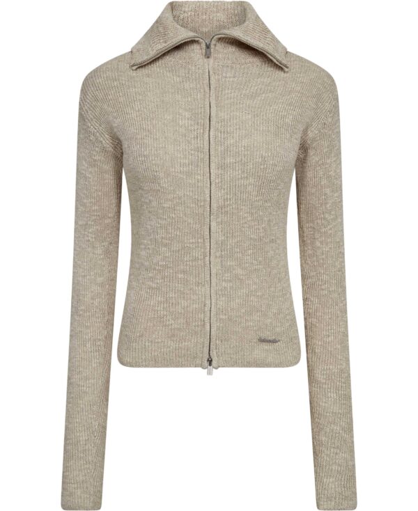 Line Zip Cardigan