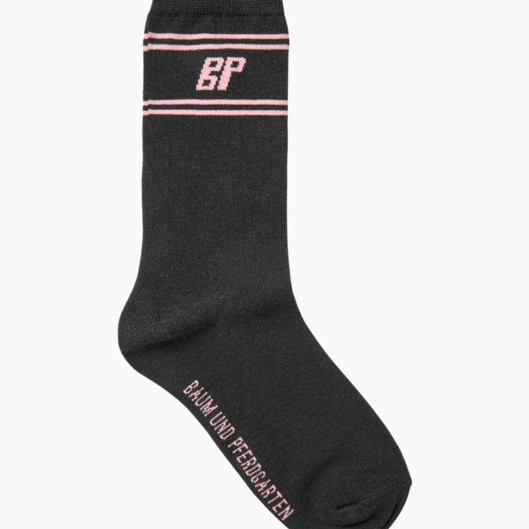 Ling Socks - Black Pink BP - Baum und Pferdgarten - Sort S/M