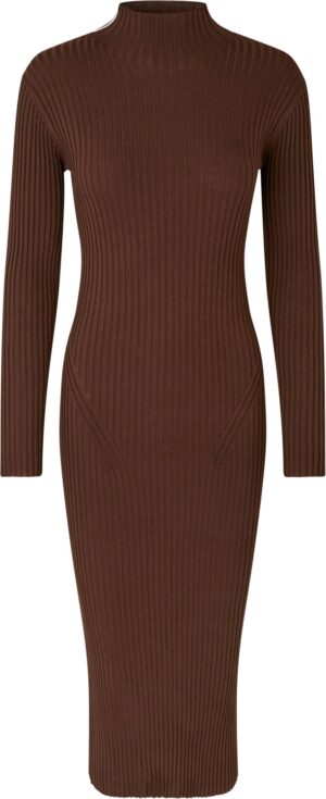 Long Sleeve Turtleneck Knit Dress, 2324 Viscose Rib
