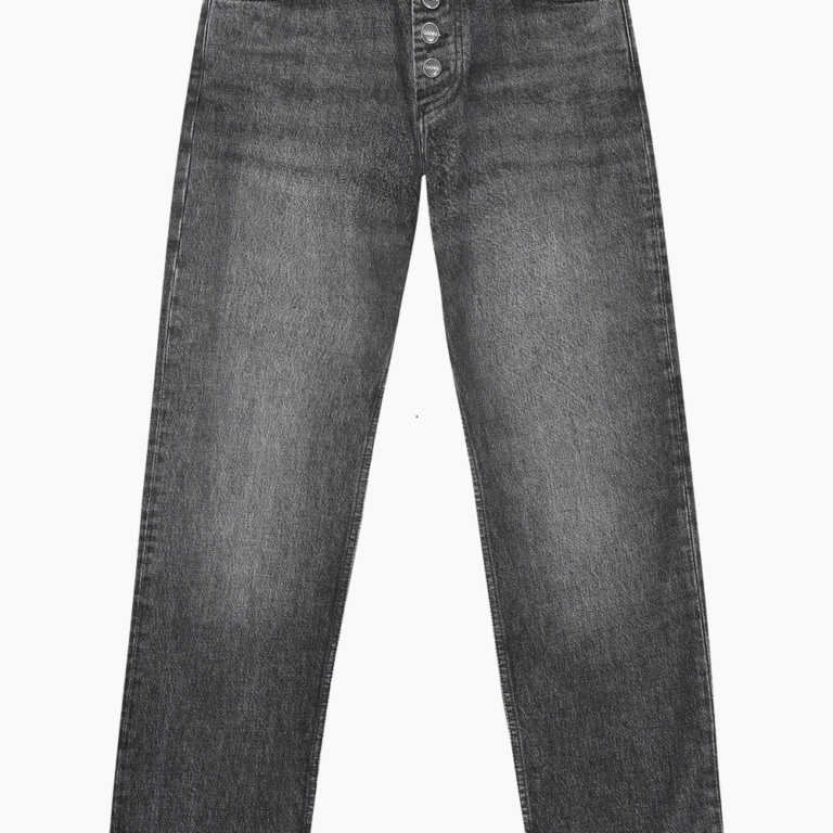 Lovy Jeans - Black/White Vintage - GANNI - Sort 25/32