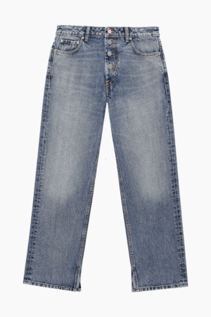 Lovy Jeans - Mid Blue Vintage - GANNI - Blå 31/32