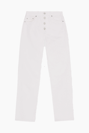 Lovy Rigid Denim - Bright White - GANNI - Hvid 26/32
