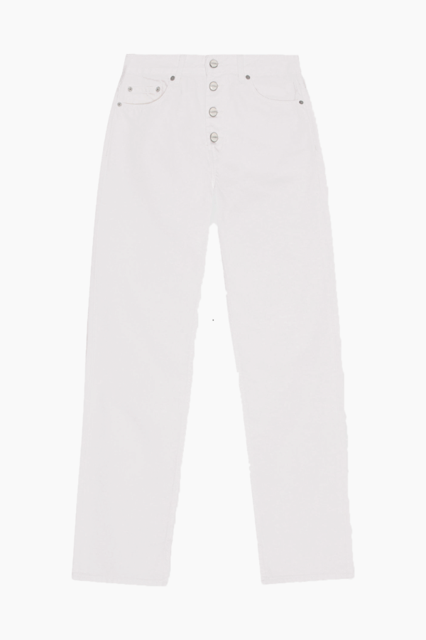 Lovy Rigid Denim - Bright White - GANNI - Hvid 26/32