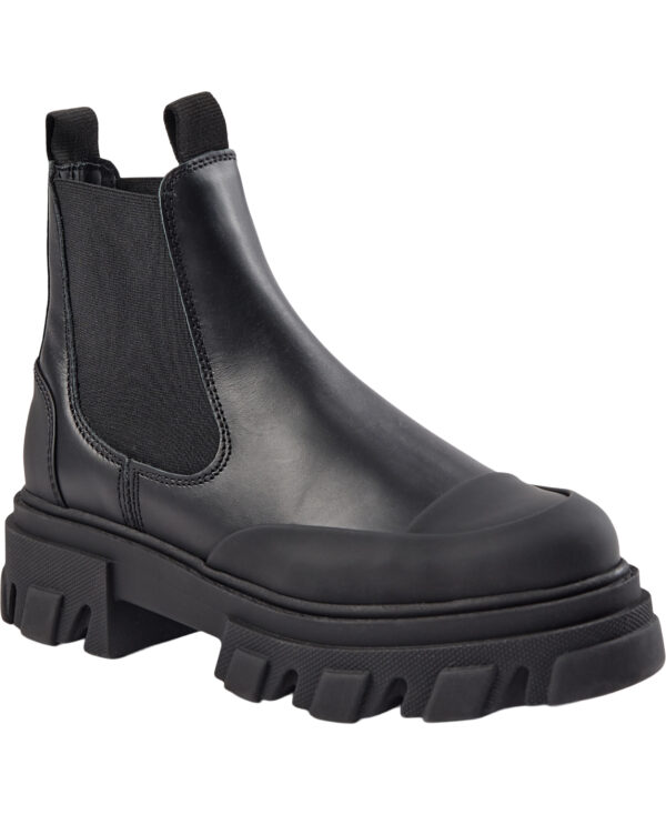 Low Chelsea Boot Black Stitch