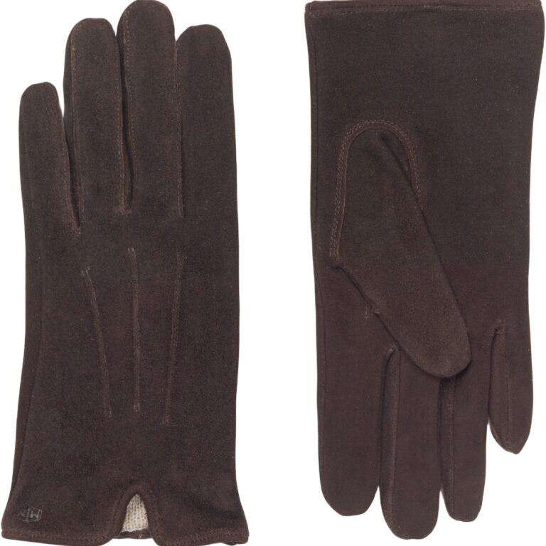 MJM Glove Aida W Sheep Suede Dk. Brown