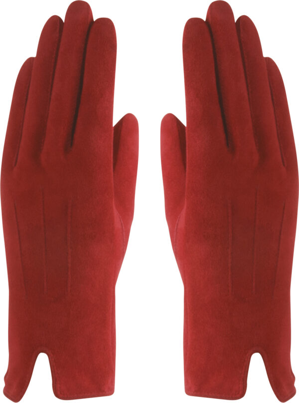 MJM Glove Aida W Sheep Suede Red