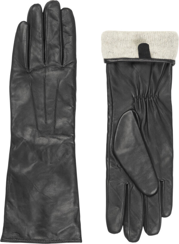 MJM Glove Francesca Long Leather Black