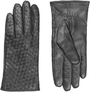 MJM Glove Liva W Leather Braided Black