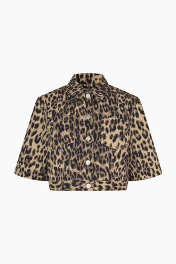 Masja Shirt - Brown Baum Leop - Baum und Pferdgarten - Leopard S