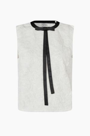 Megan Top - Cloud Dancer - Baum und Pferdgarten - Hvid S