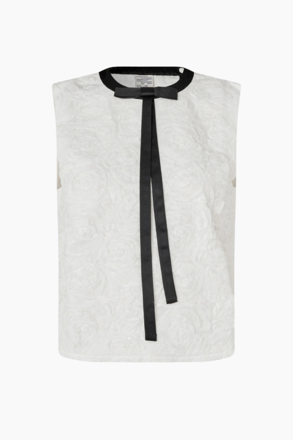 Megan Top - Cloud Dancer - Baum und Pferdgarten - Hvid S