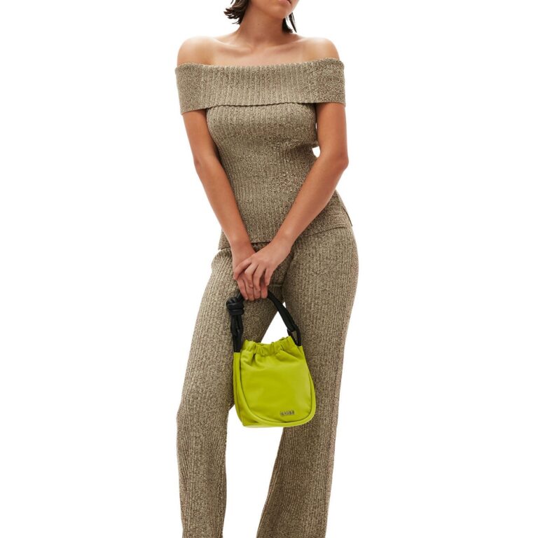 Melange Knit Pants