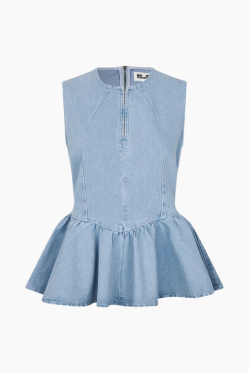 Merja Top - Light Denim Rinse - Baum und Pferdgarten