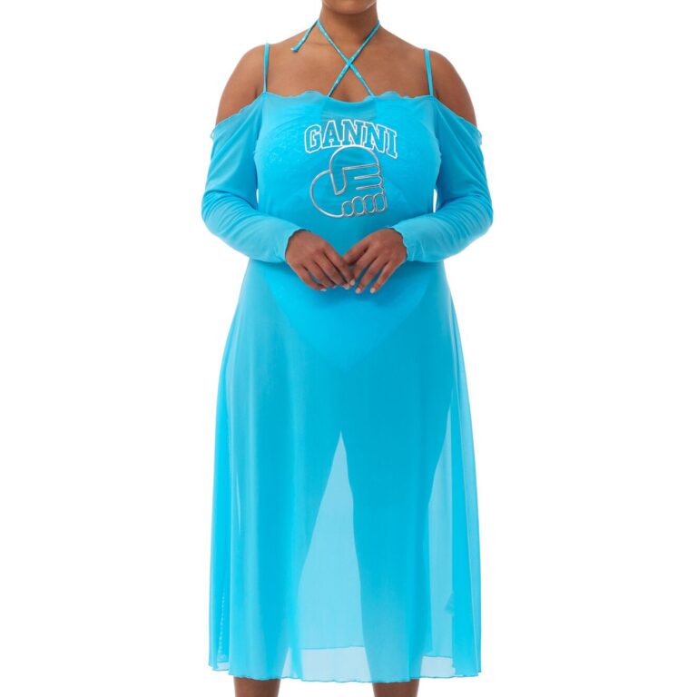 Mesh Off Shoulder Dress