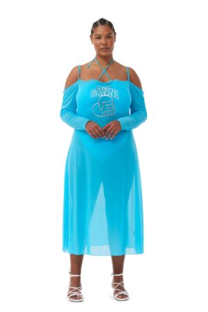 Mesh Off Shoulder Dress