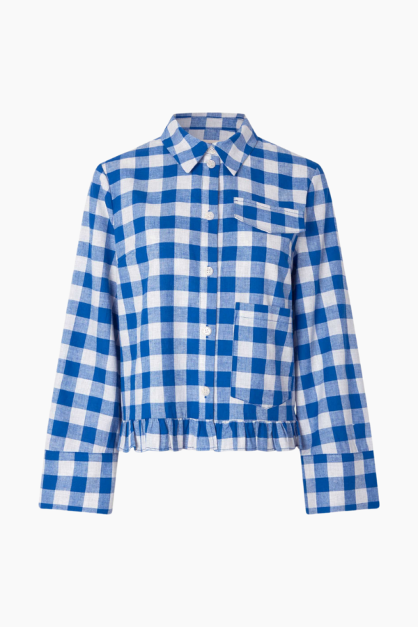 Miluna Shirt - Blue Sailor Check - Baum und Pferdgarten - Blå XS