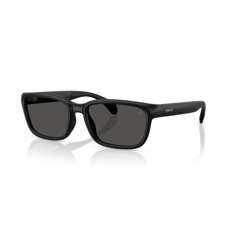 Moncler Slicka 0ME8002 Solbriller - Firkantede Sort
