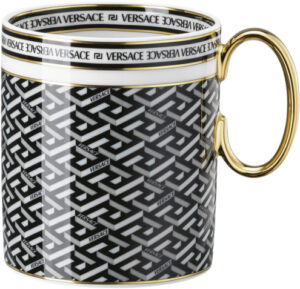 Mug With Handle, Signature Black, La Greca