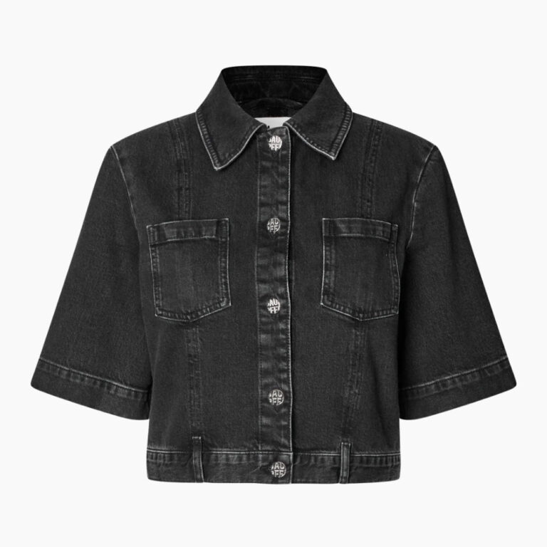 NO 05 Shirt - Black Washed Denim - Baum und Pferdgarten - Sort L