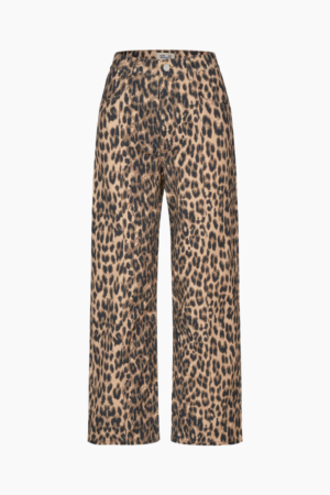 Nara Jeans - Brown Baum Leopard - Baum und Pferdgarten - Leopard L