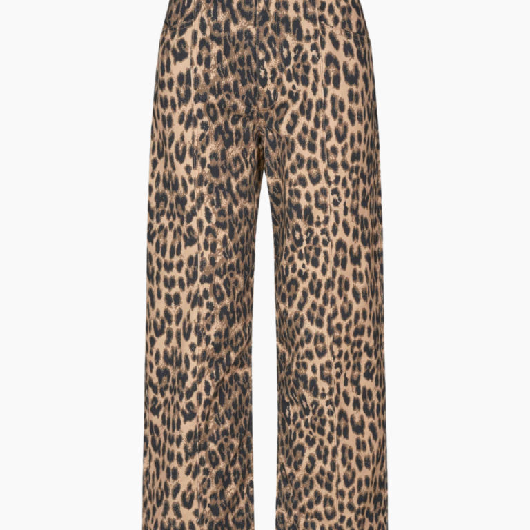 Nara Jeans - Brown Baum Leopard - Baum und Pferdgarten - Leopard L