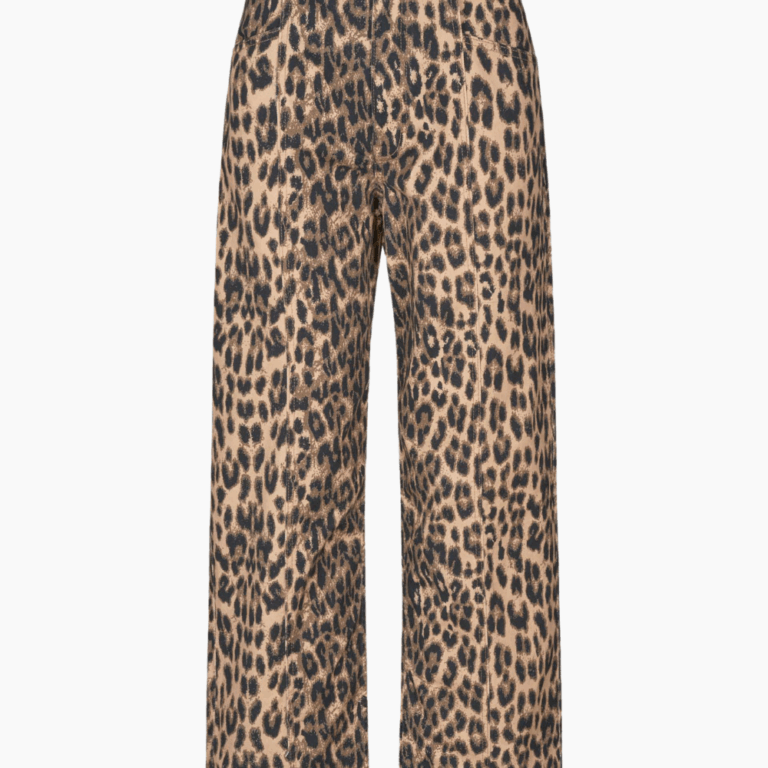 Nara Jeans - Brown Baum Leopard - Baum und Pferdgarten - Leopard L
