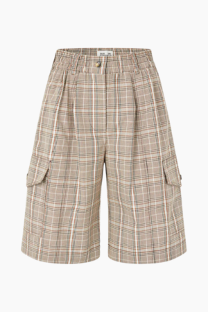 Neeto Shorts - Brown Mini Check - Baum und Pferdgarten - Brun L