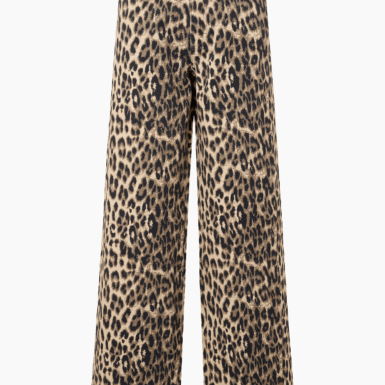Nicette Jeans - Brown Baum Leopard - Baum und Pferdgarten - Leopard XS