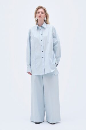 Oversize Pintuck Shirt