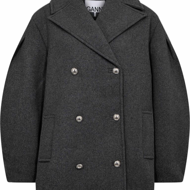 Peacoat Wool Midi Coat