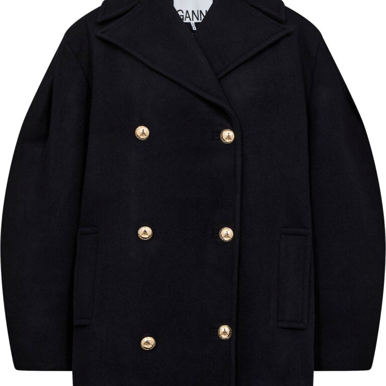 Peacoat Wool Midi Coat
