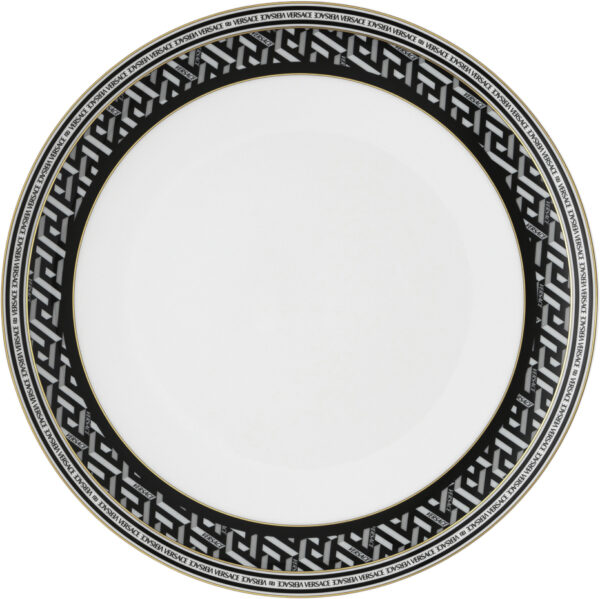 Plate 28cm, Signature Black, La Greca