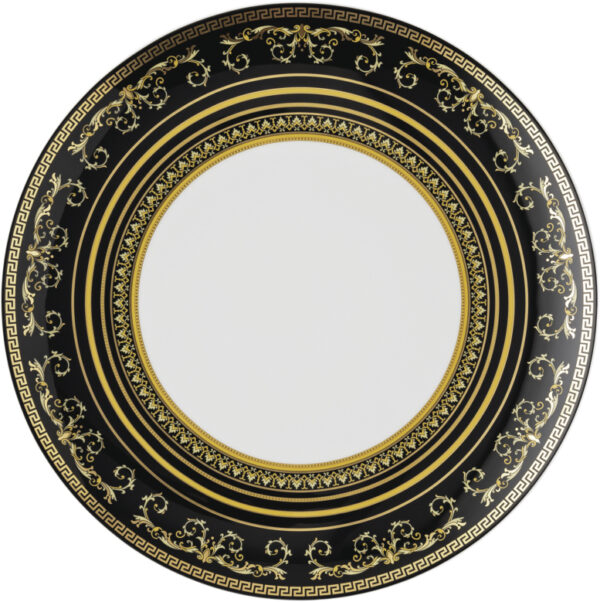 Plate 28cm, Virtus Gala Black, Versace