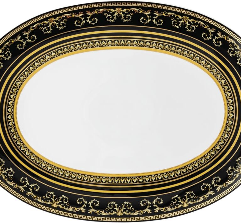 Platter 38cm, Virtus Gala Black, Versace