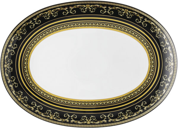 Platter 38cm, Virtus Gala Black, Versace