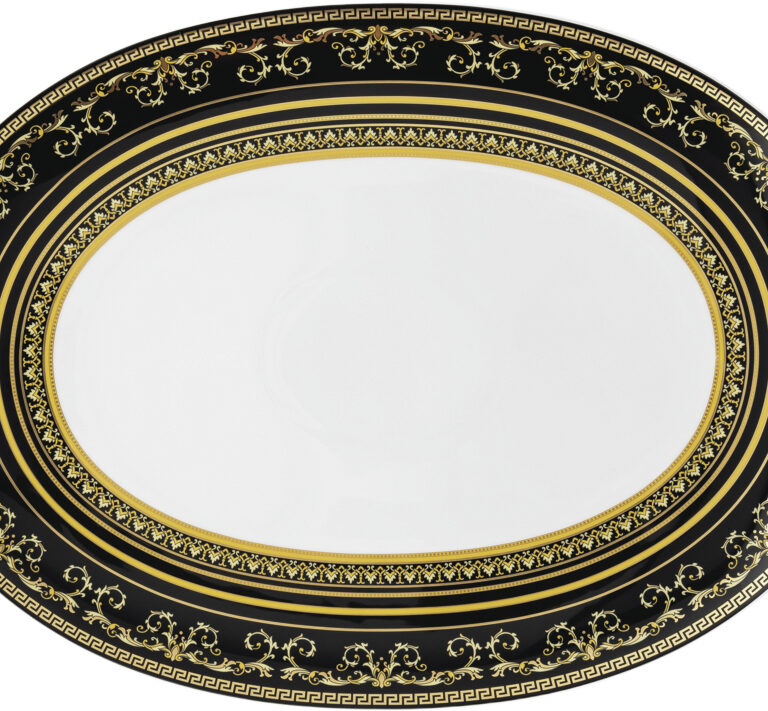 Platter 38cm, Virtus Gala Black, Versace