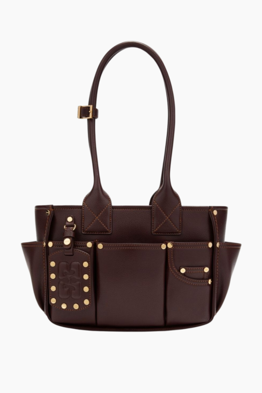 Posy Bag Small C2080034 - Bitter Chocolate - GANNI