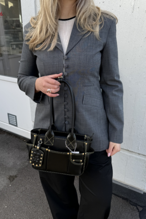 Posy Small B2110071 - Black - GANNI - Sort One Size