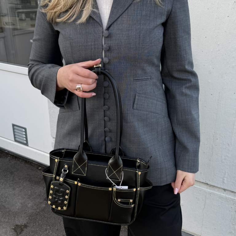 Posy Small B2110071 - Black - GANNI - Sort One Size